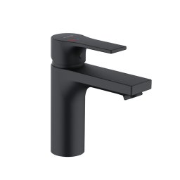 Baterie lavoar, Kludi, Zenta SL 100, fără ventil, negru mat