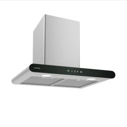 Klarstein CurveVent hotă de bucătărie | 682 m³/h | Touch | LED | 110 W | EEK A+ (CGCH7_CurVen_60BK+SS)