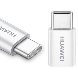 Adaptor Date si Incarcare Huawei microUSB - USB-C AP52 Alb