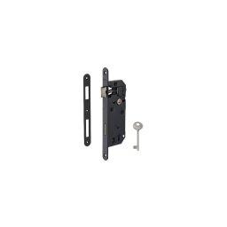 Broasca usa interior, ingropata, 45 x 90 mm negru , 2 chei THIRARD