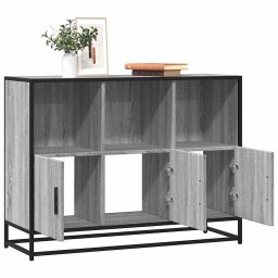 Servanta, gri sonoma, 100x35x76 cm, lemn prelucrat GartenMobel Dekor