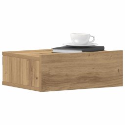 Noptiera plutitoare Stejar Artisan 40x32x15 cm Lemn prelucrat GartenMobel Dekor