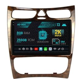 Navigatie Mercedes Benz CLK W209 (2000-2005), Android 13, X-Octacore 8GB RAM + 256GB ROM, 9.5 Inch - AD-BGX9008+AD-BGRKIT416V4