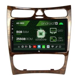 Navigatie Mercedes Benz CLK W209 (2000-2005), Android 13, Z-Octacore 8GB RAM + 256GB ROM, 9 INCH - AD-BGZ9008+AD-BGRKIT416V4