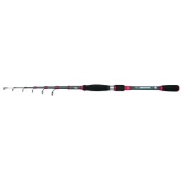 Lanseta carbon telescopica spinning Baracuda Winner 2.7 m A: 5-25 g, 7 tronsoane, pentru salau, biban, clean, pastrav