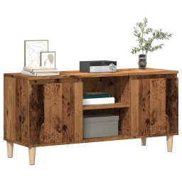 Dulap TV, lemn vechi, 102x35x50 cm, lemn prelucrat GartenMobel Dekor