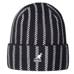 Caciula Kangol twist stripe, Negru, 55-61 CM