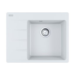 Chiuveta Franke Centro CNG 611/211-62, Fragranit, 62x50 cm, Cuva dreapta, Alb 114.0633.123