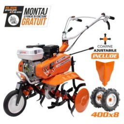 Motosapa Ruris DAC 7000K, 7 CP, 2+1 trepte, latime lucru 56-83 cm + roti cauciuc 4.00-8 + rarita