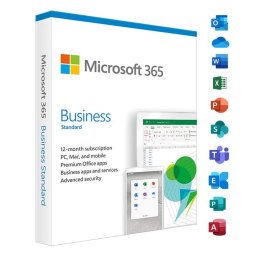 Microsoft 365 Business Standard, ESD, 1 User, 1 an, 15 dispozitive, Multi Languages