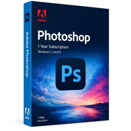 Adobe Photoshop , Licenta Individual 1 An pentru Windows E i Mac