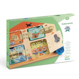 Joc educativ cabanalock, djeco