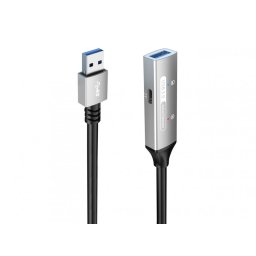 Cablu prelungitor USB 3.2-A activ cu alimentare T-M 15m, ku3rep15al