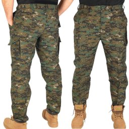 Pantaloni BDU Digital Woodland Ripstop