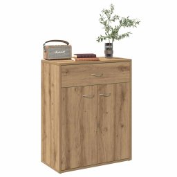 Dulap, stejar artizanal, 60x30x75 cm, lemn prelucrat GartenMobel Dekor