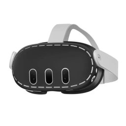 Capac de silicon pentru ochelari de protectie pentru Meta Quest 3, Negru