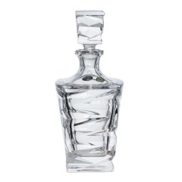 ZIG ZAG - Decanter whisky Cristal Bohemia 750 ml