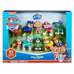 PAW Patrol , 10th Anniversary, All Paws On Deck Toy Figures Gift Pack with 10 Collectible Action Figures, Kids Toys for Ages 3 and up