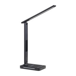 Lampă LED dimabilă cu funcție de încărcare fără fir Qi, afișaj și port USB LED/7W/230V 3000-6000K