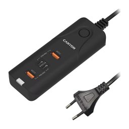Încărcător Canyon 2xUSB A + 2xUSB C Power Delivery 20W