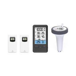 Senzor de temperatură pentru piscină +2x senzor de temperatură și umiditate Immax NEO 07529L Wi-Fi Tuya
