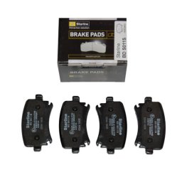Set placute frana punte spate Starline VW Passat B6 BDS011S
