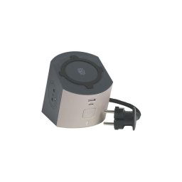 Multipriză cu întrerupător Legrand 049402 2Z tip E + USB-A+USB-C și funcție de încărcare fără fir 10W 2m
