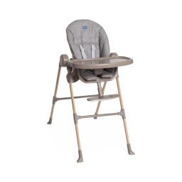 Scaun de masă pentru copii Chicco Polly Essential gri/maro