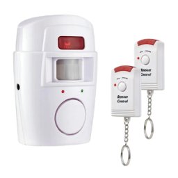 Alarma wireless cu 2 telecomenzi si senzor de miscare cu infrarosu OFF