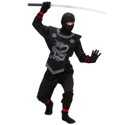 Costum ninja - 11 - 13 ani / 158 cm