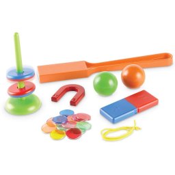 Joc magnetic Set STEM Learning Resources - Magie cu magneti, 56 piese, multicolor