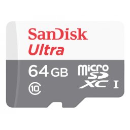 Card de Memorie Kingston MicroSDXC, 64 GB, Adaptor SD, Clasa 10