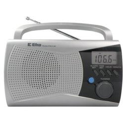 Radio player Eltra, Argintiu/Negru, 12.6x21.5x5.6 cm