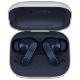 Casti bluetooth stereo MOTO Buds Guitar, Wireless Earbuds, tip In-Ear, Starlight Blue