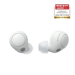 Casti In-Ear Sony WF-C700NW, True Wireless, Noise Cancelling, Bluetooth, Microfon, Conexiune multipunct, Fast Pair, IPX4, Autonomie baterie 20 ore, Alb