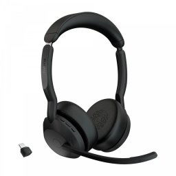 Jabra 25599-989-899 casca audio & casca cu microfon Casti Fara fir Banda de fixare pe cap Birou/Call center Bluetooth Stand de incarcare Negru