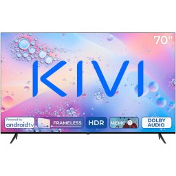 Televizor KIVI LED 70U760QB, 178 cm, Smart Android TV, 4K Ultra HD, Clasa F