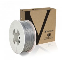 Verbatim 3D Printer Filament PLA 1,75 mm 1 kg silver/metal grey
