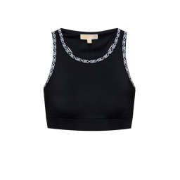 MICHAEL KORS Bralette Empire Binding Scp Nk Bra MR551IO1RE 001 black