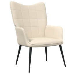 Scaun de relaxare, crem, material textil GartenMobel Dekor