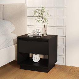 Noptiera, negru, 45x34x44 cm, PAL GartenMobel Dekor