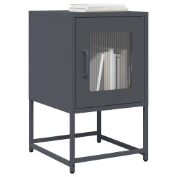 Noptiera, antracit, 36x39x60,5 cm, otel laminat la rece GartenMobel Dekor