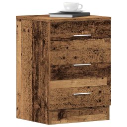 Noptiere, 2 buc., lemn vechi, 38x35x55 cm, lemn prelucrat GartenMobel Dekor