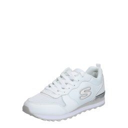 SKECHERS Sneaker low 'Gold'n Gurl' argintiu / alb murdar