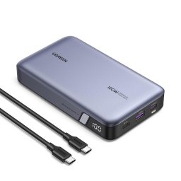 Baterie externa PB720 Nexode, 20000mAh, 100W, QC + PD, 1 x USB-A - 2 x USB-C, Gri