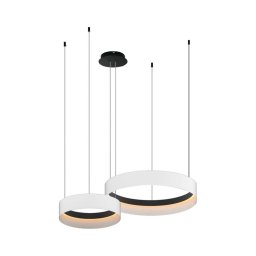 Lustră LED pe cablu ORBITA LED/72W/230V alb/negru