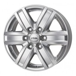 Janta aliaj Rial transporter argintiu 6.5xR16 5x130 et66 VW Crafter/ Mercedes Sprinter