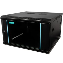 Cabinet 19" 6U 600x600mm Flatpack montare perete, Spacer SPCW-6U-600-BK-03