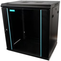 Cabinet 19" 12U 600x450mm Flatpack montare perete, Spacer SPCW-12U-450-BK-03