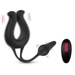 Inel penis Nicole Remote Black